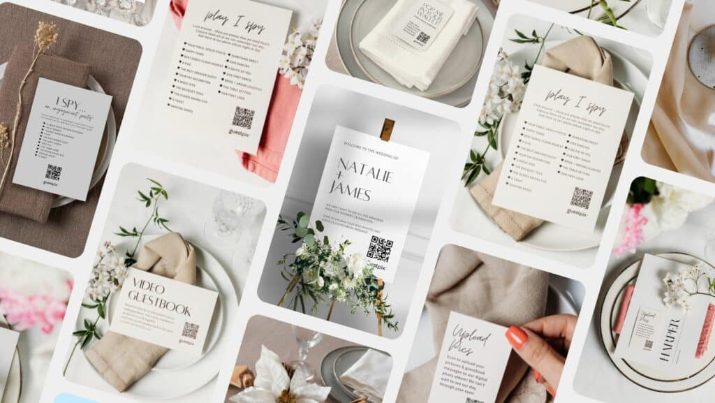 Preciosos diseños de invitaciones de boda con motivos florales, opciones de confirmación de asistencia y texto personalizable para invitaciones elegantes a eventos.