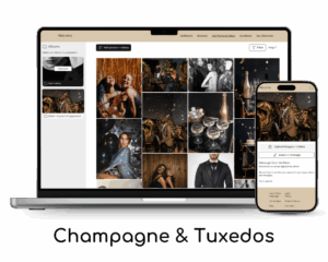 GUESTPIX Themes - Champagne and Tuxedos