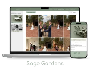 GUESTPIX Design Themes Weddings - Sage Gardens