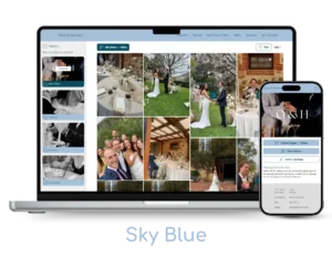 GUESTPIX Design Themes Weddings - Sky Blue