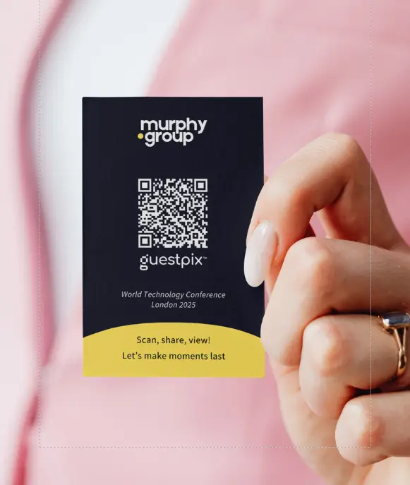 corporate take home card example