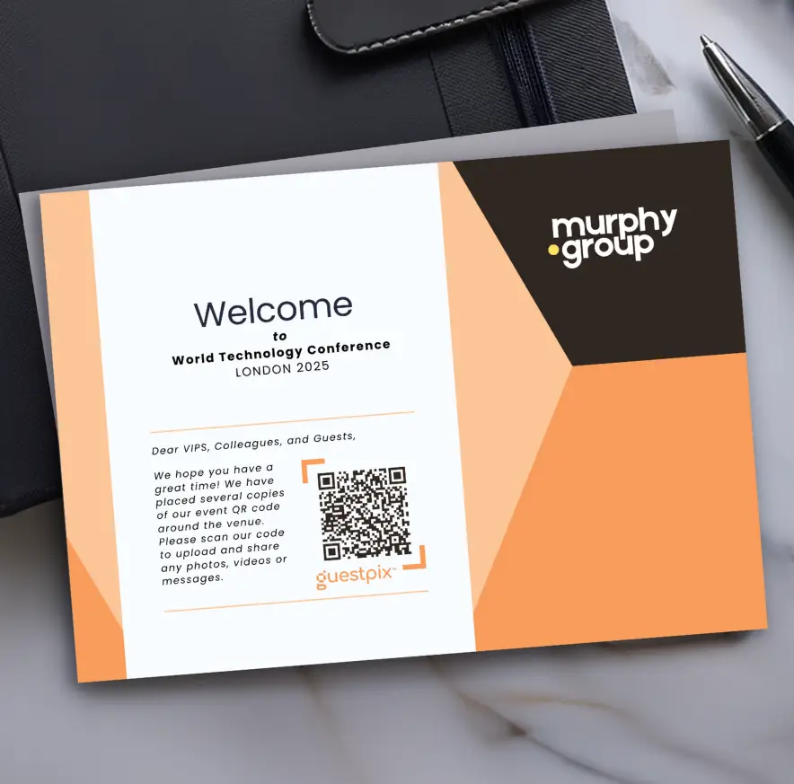 event postcard corporate example