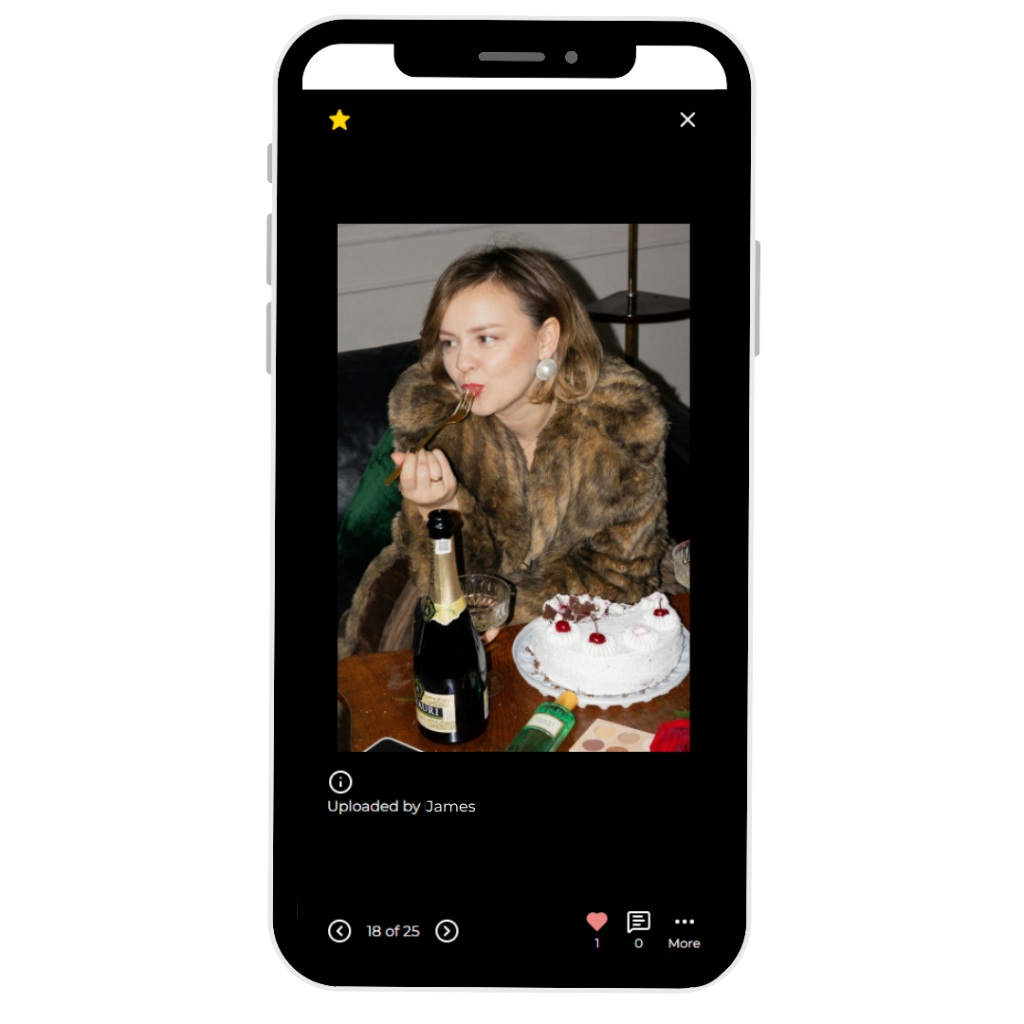 party gallery phone mockup