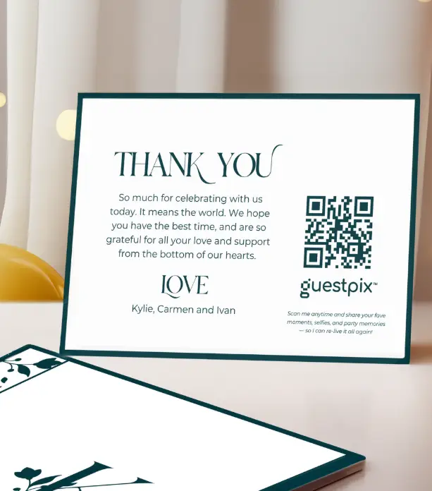 thank you card celebrations example