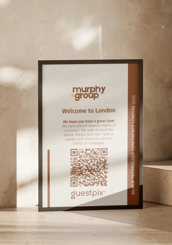 welcome sign corporate example